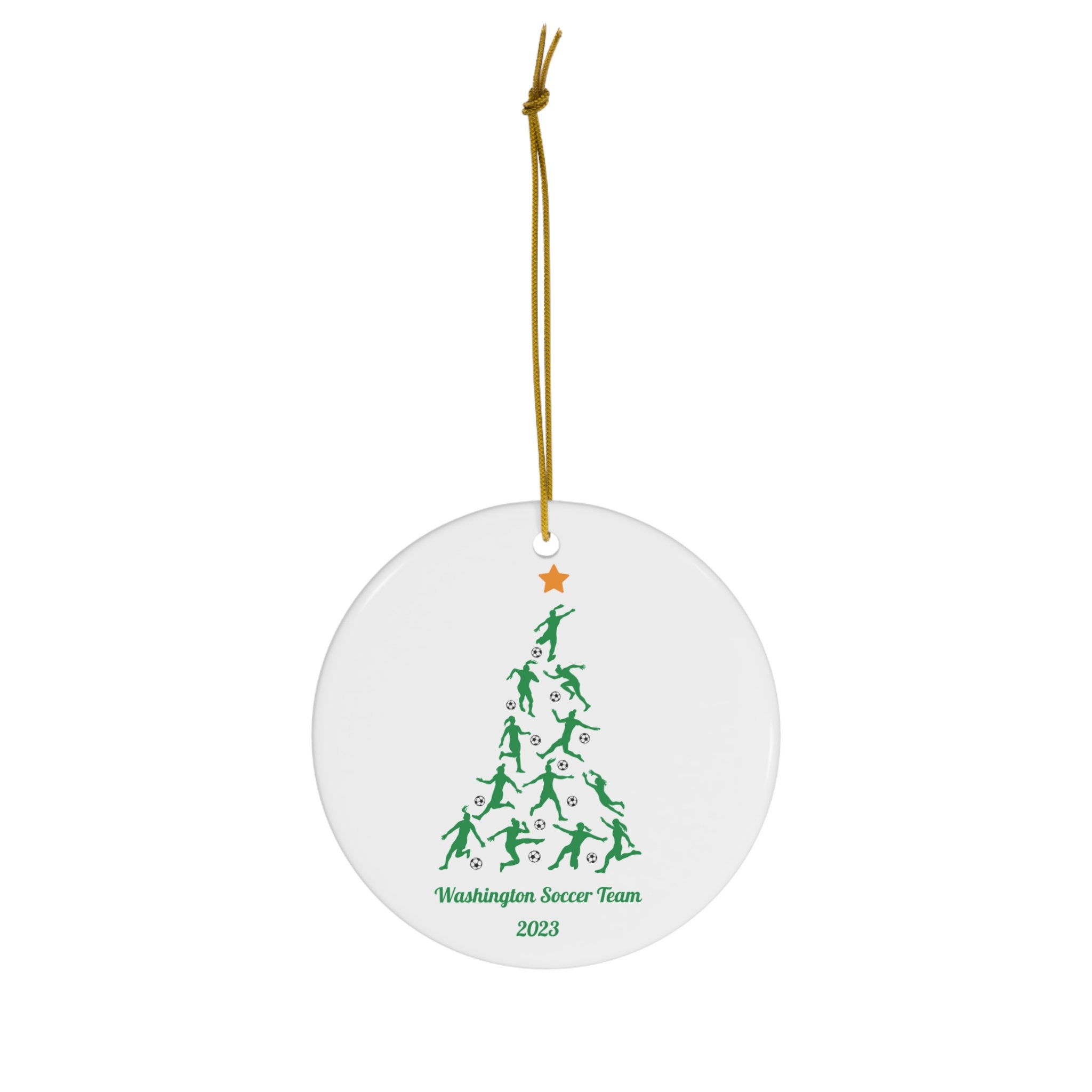 Personalized Kickball Ornament Kickball Christmas Ornament Sports