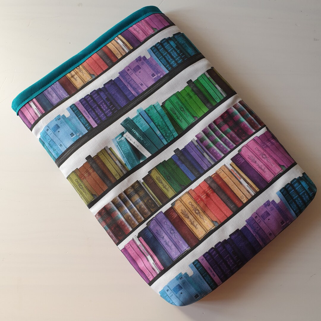 Rainbow Library Booksleeve/book Sleeves Etsy