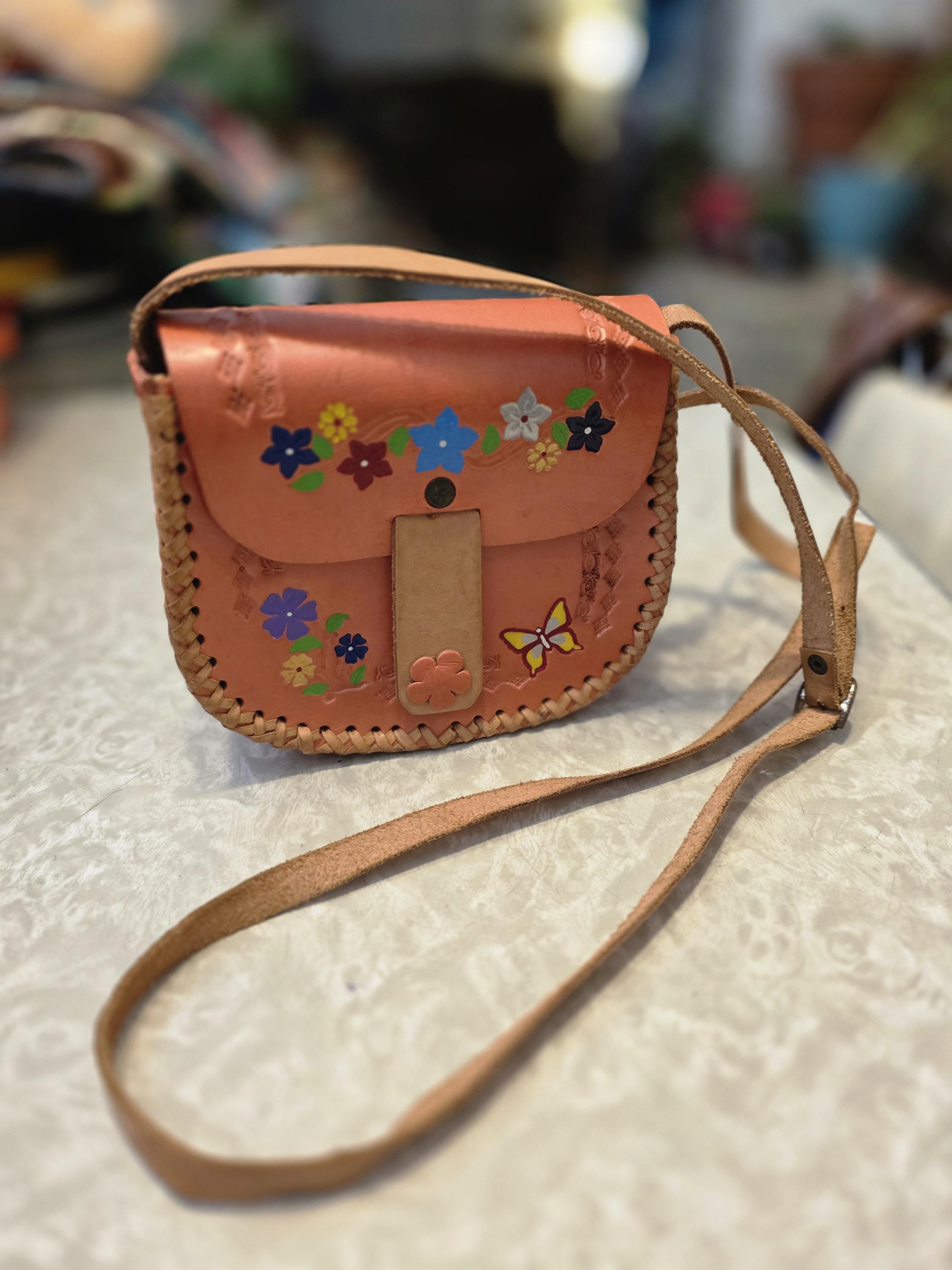 Handbag Straps With Orange Flowers - Etsy