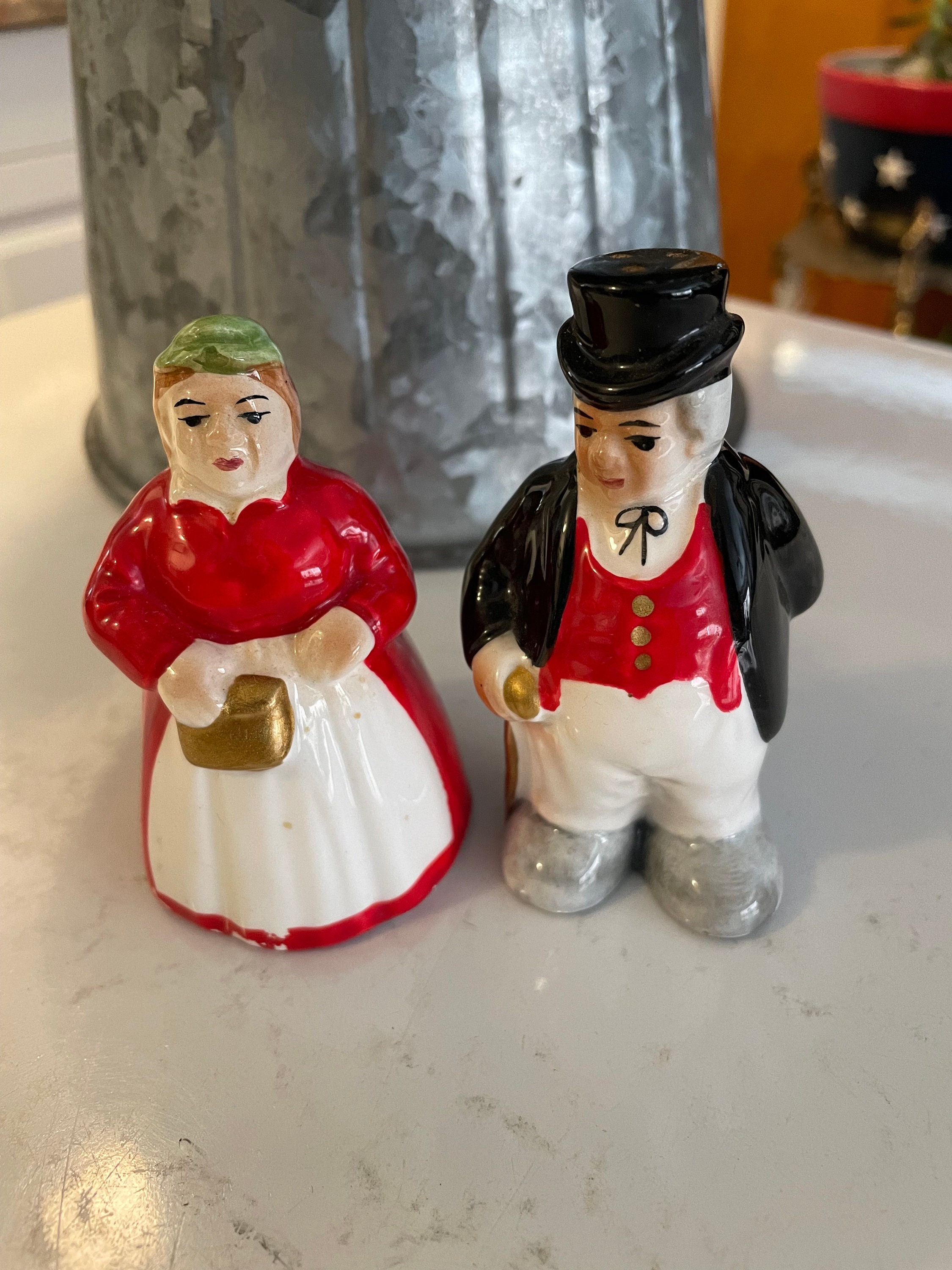 Vintage Man and Lady Salt & Pepper Shakers, 3-inch - Etsy