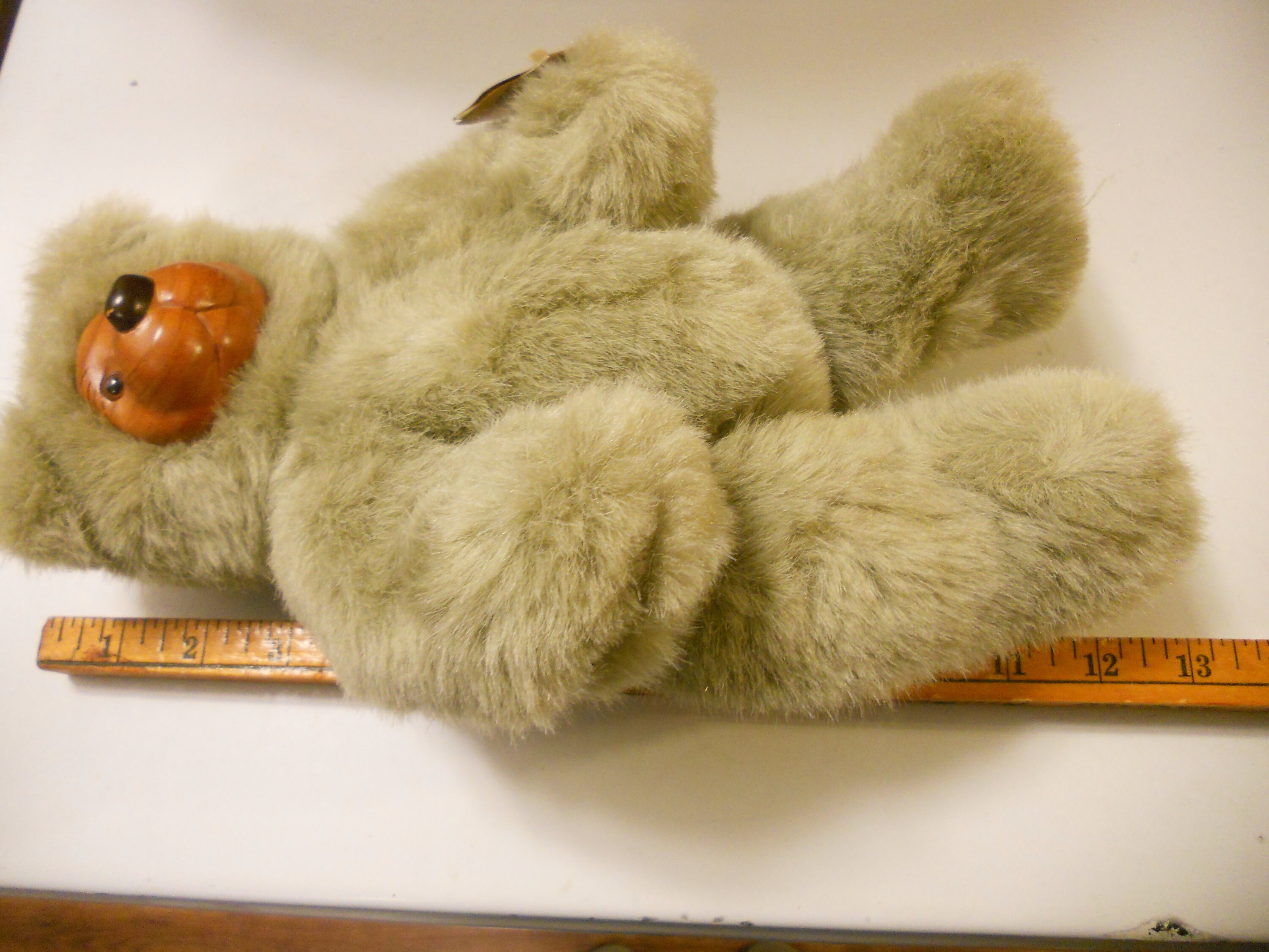 Raikes Bears Cookie 660330 Adorable Wood Face With Soft Plush Body