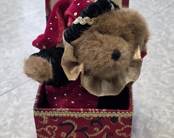 Boîte à musique Boyds Bears Ours brun animé Jack in The Box