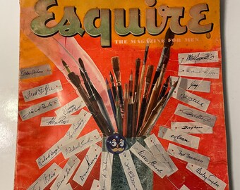 Esquire Magazine for Men Famous Christmas Annual Edition December 1951
