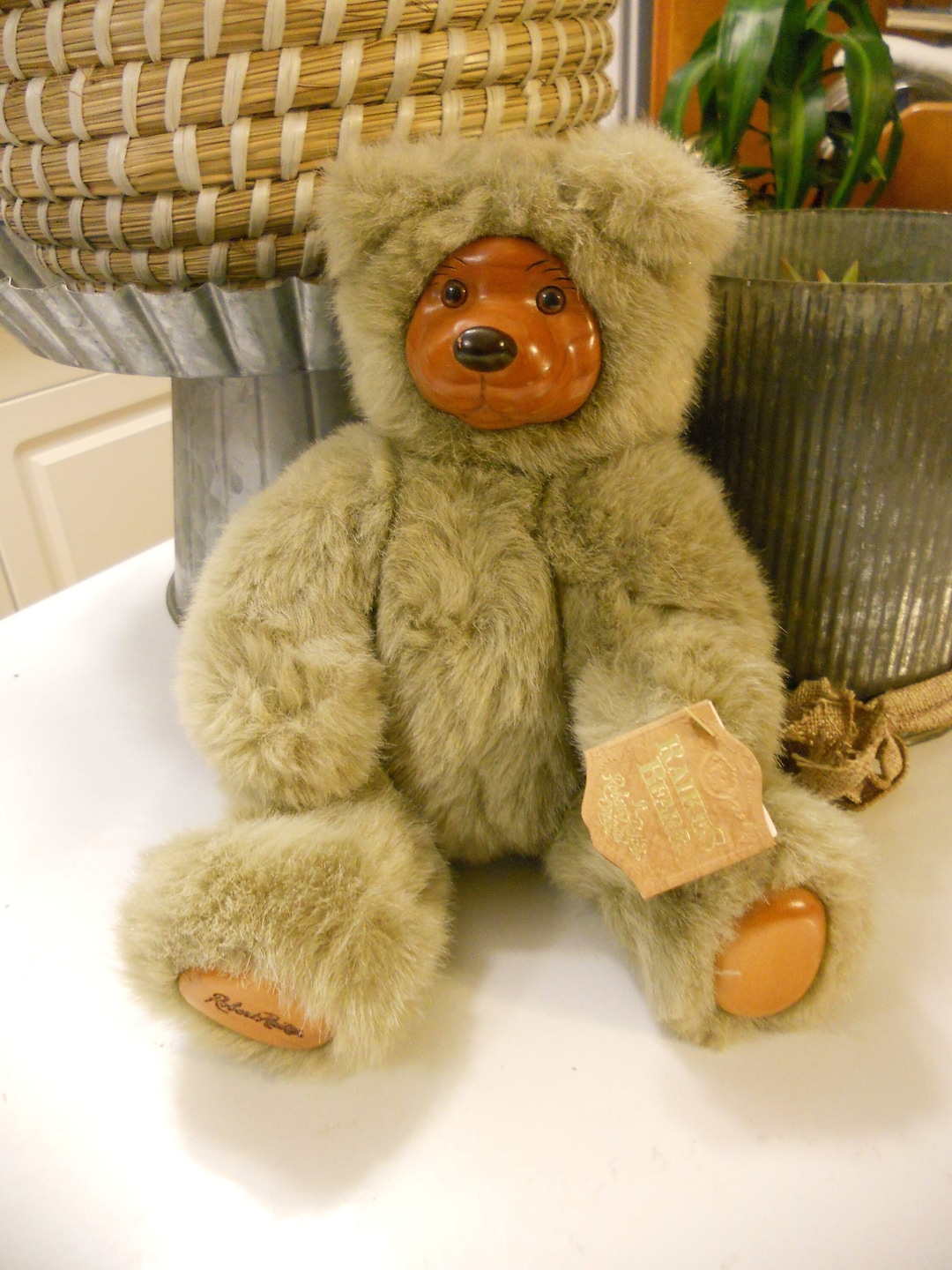 Raikes Bears Cookie 660330 Adorable Wood Face With Soft Raikes Bears Cookie 660330 Adorable Wood Face With Soft