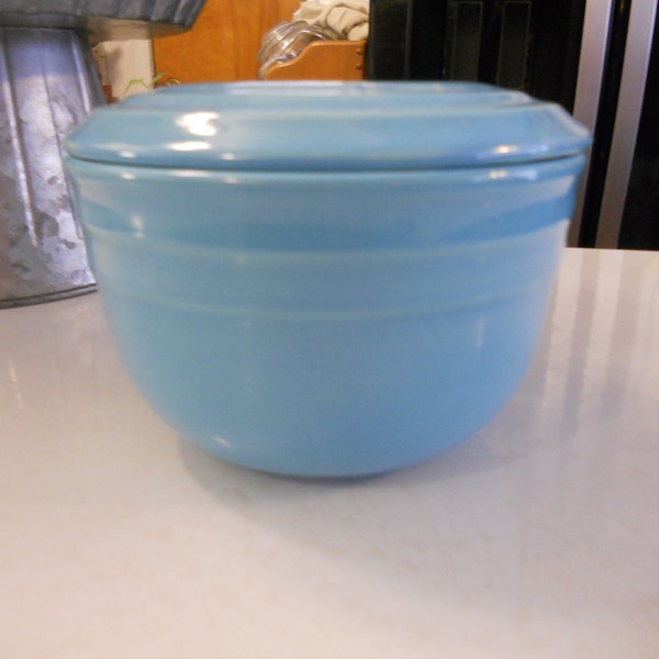 Oxford Stoneware Blue Covered Small Baking Dish