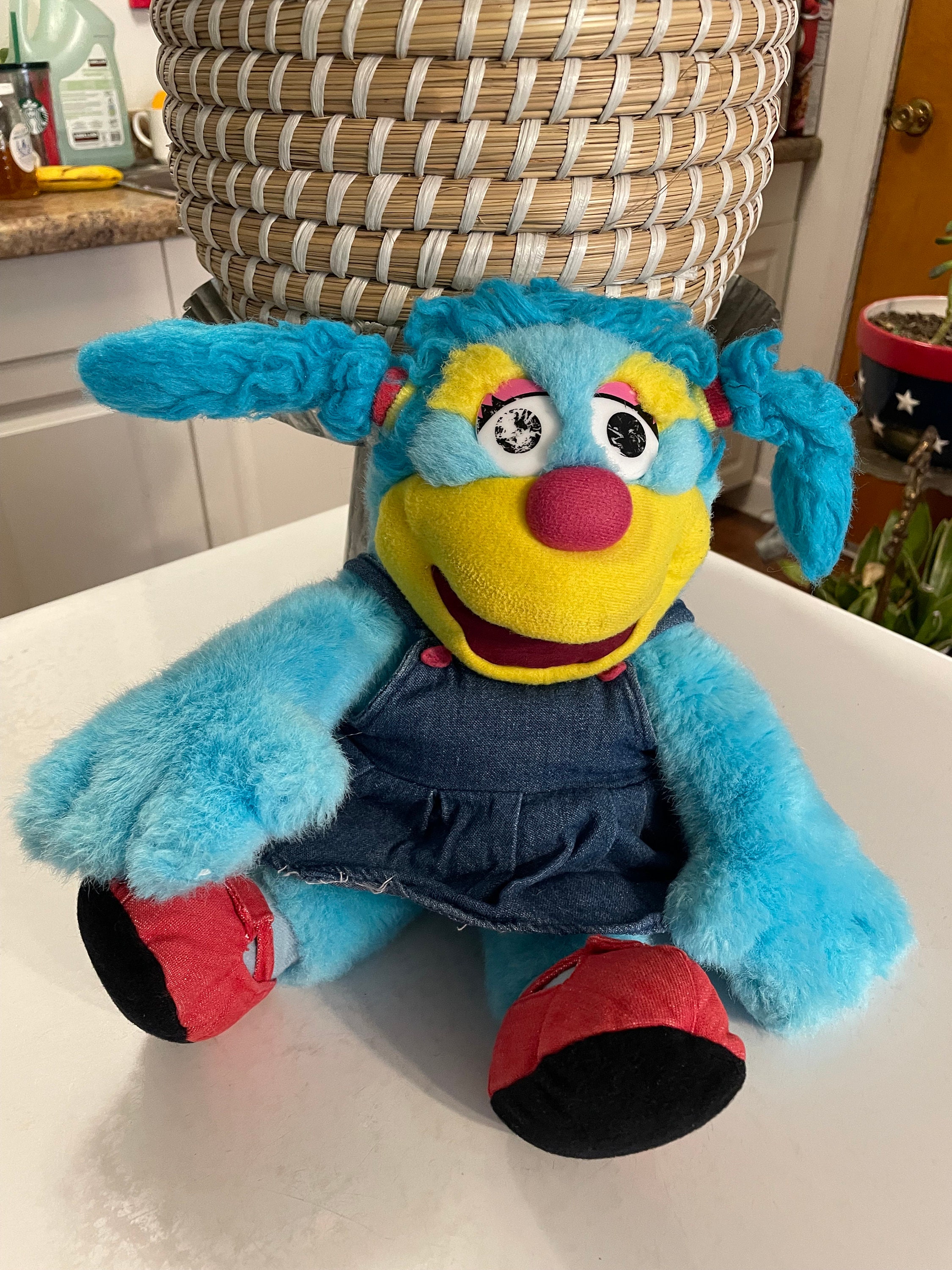 Vintage 14-inch Annie Mathmatazz Plush Hand Puppet Scott Foresman