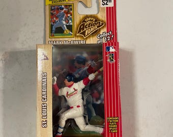 Topps Mark McGwire Action Figure & Card, 1998 MLB, Sealed