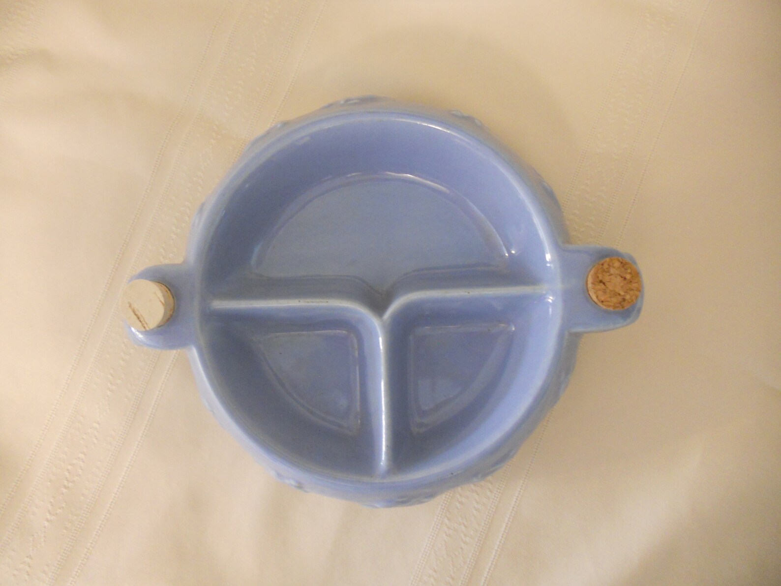 Vintage Hankscraft Blue Divided Heated Baby or Toddler Dish Etsy