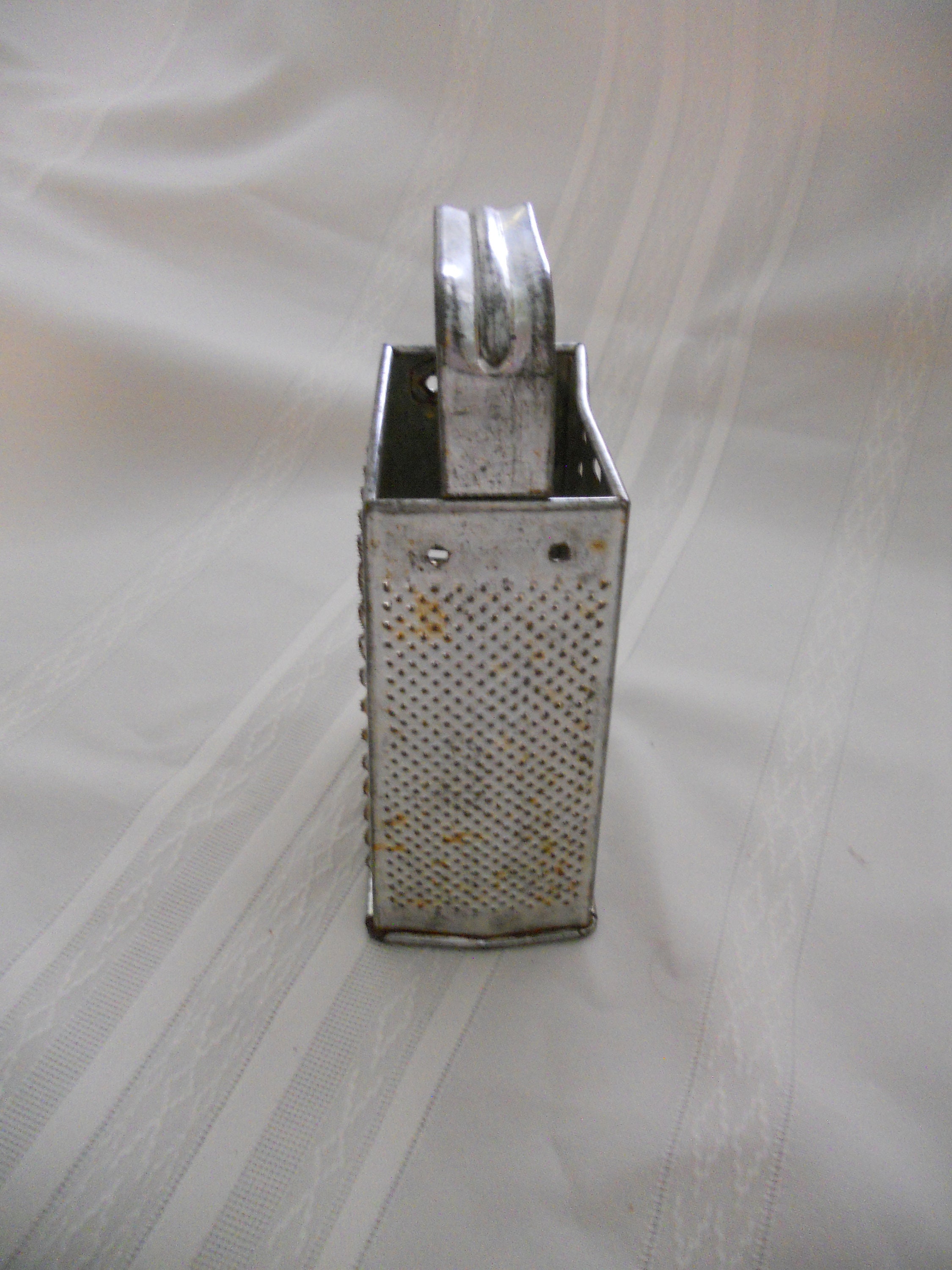 Vintage Cheese Grater Kitchen Tool Kitsch Hand Held Cheese Grater