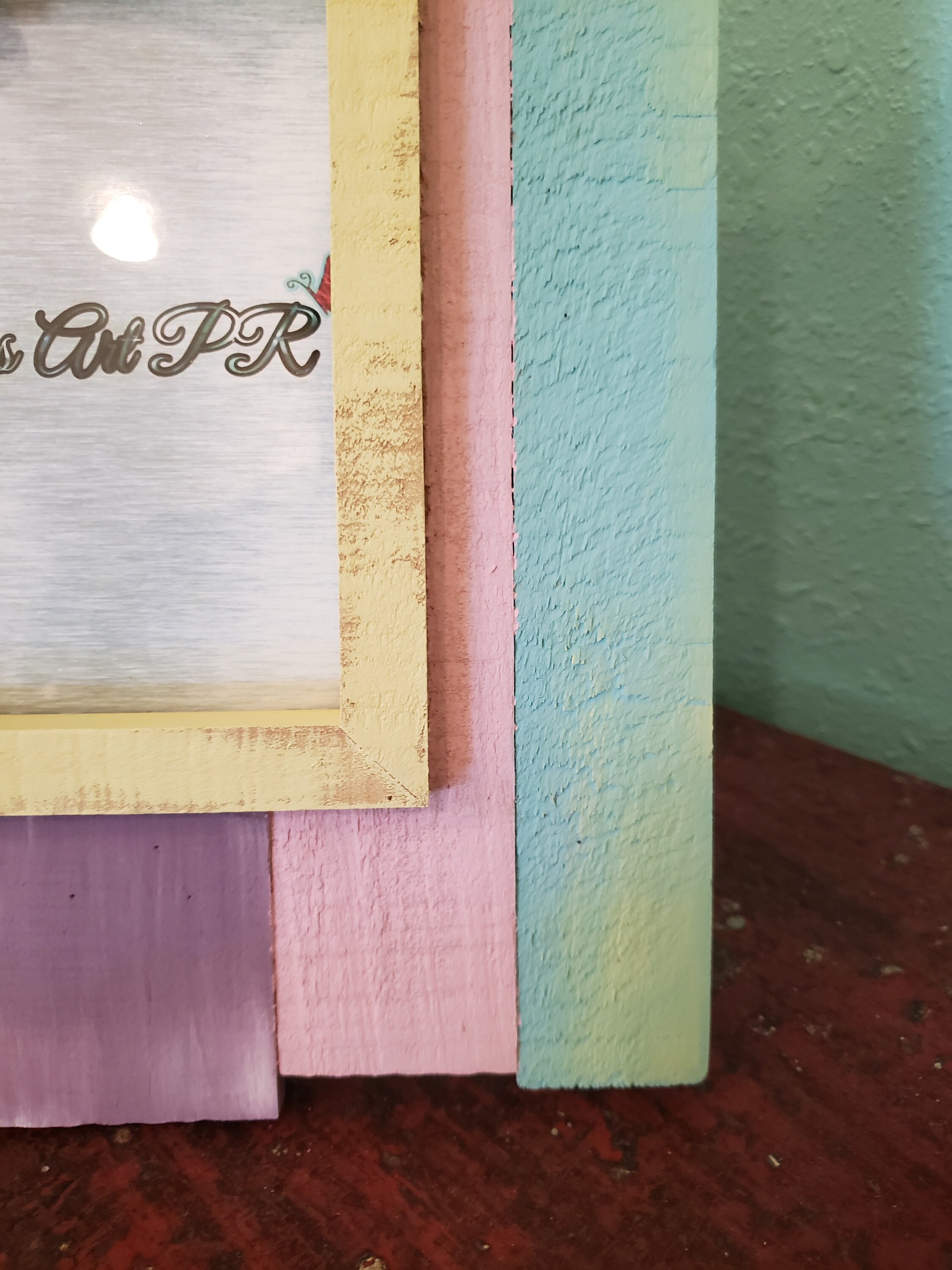 46 Hand Painted Wood Picture Frame Girl Decor Etsy Denmark