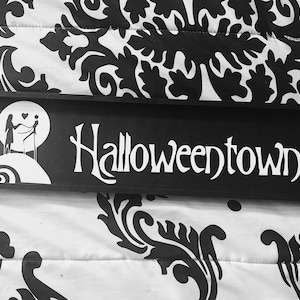 Halloweentown Hanging Wall Sign