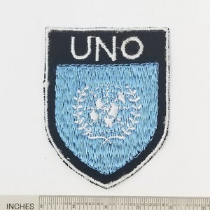 1970s UNO World UN United Nations Flag Patch, Collectible