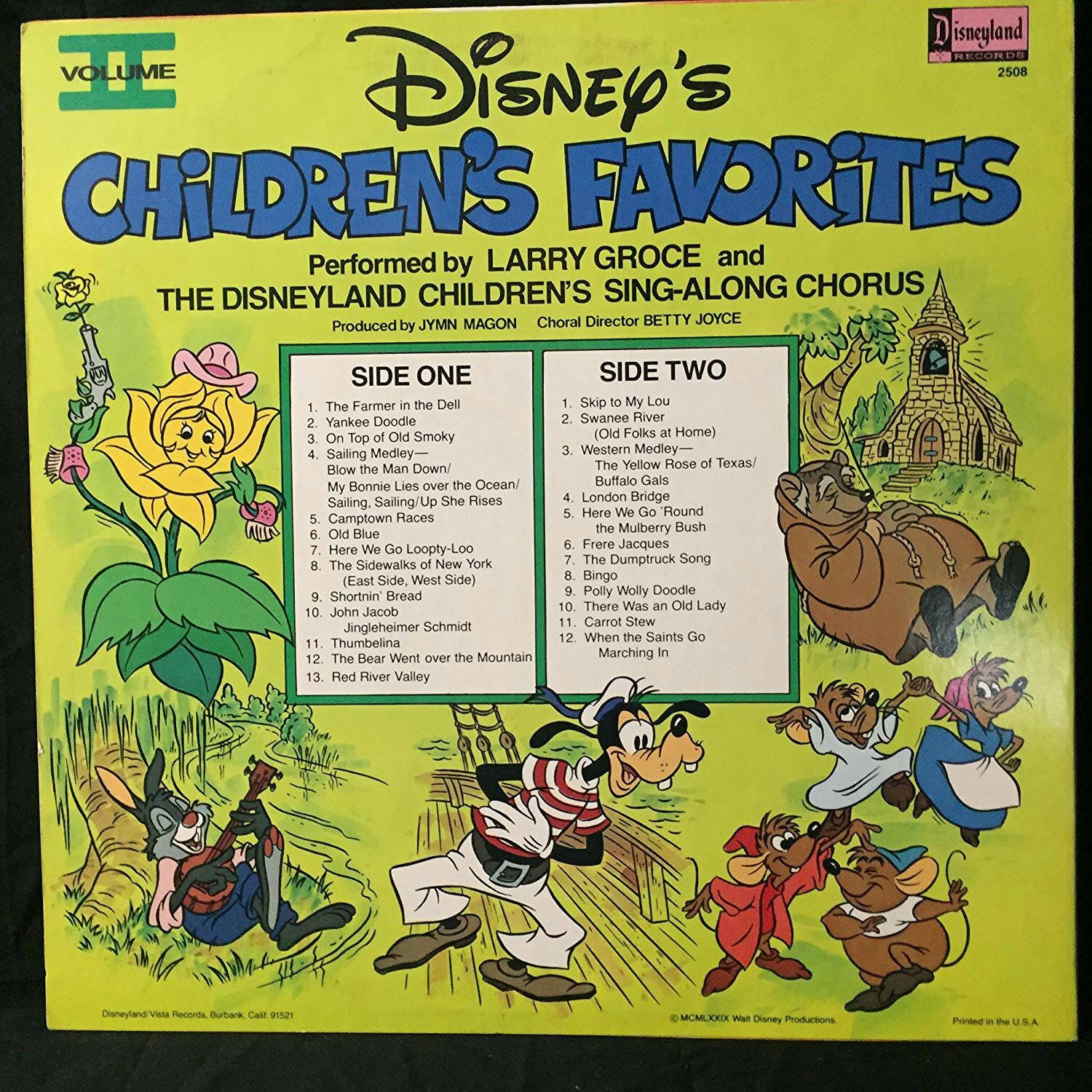 1979 Disney's Childrens Favorites, Volume 2. There Are 29 Best