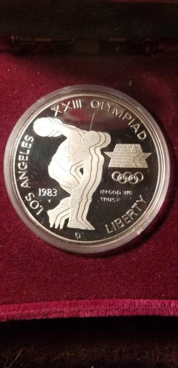1983-S Uncirculated Olympic Silver Dollar - Etsy
