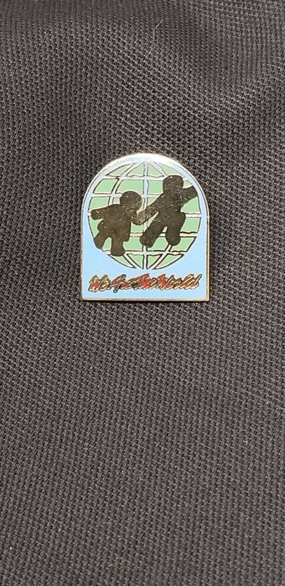 1985 We Are the World Vintage Pin