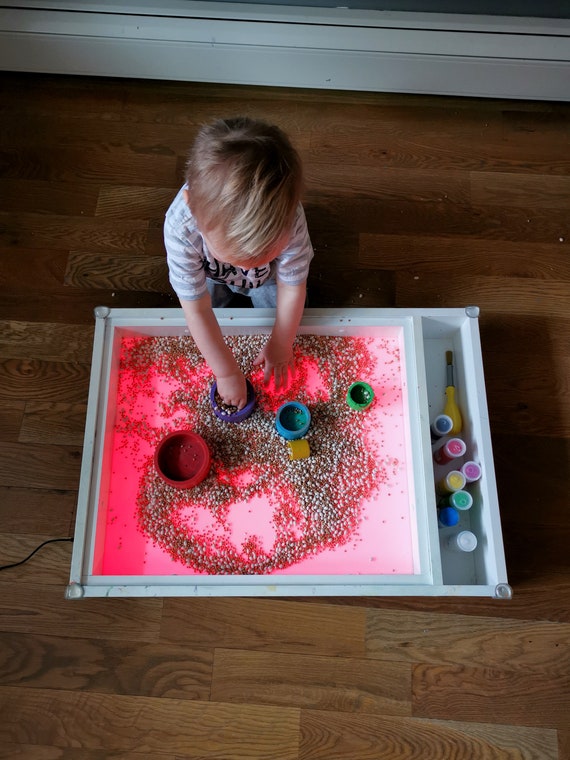 light box sensory play