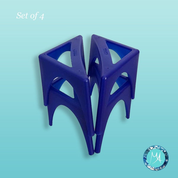 Molly's Artistry Level-Up Canvas Paint Stands: Fluid Art Risers, Set of 4