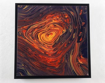 Volcanic Vortex - Acrylic Abstract Painting