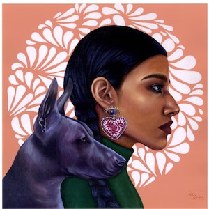 Zenaida - Print, Mexican Art