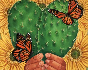 Nopal- Print, Mexican Art
