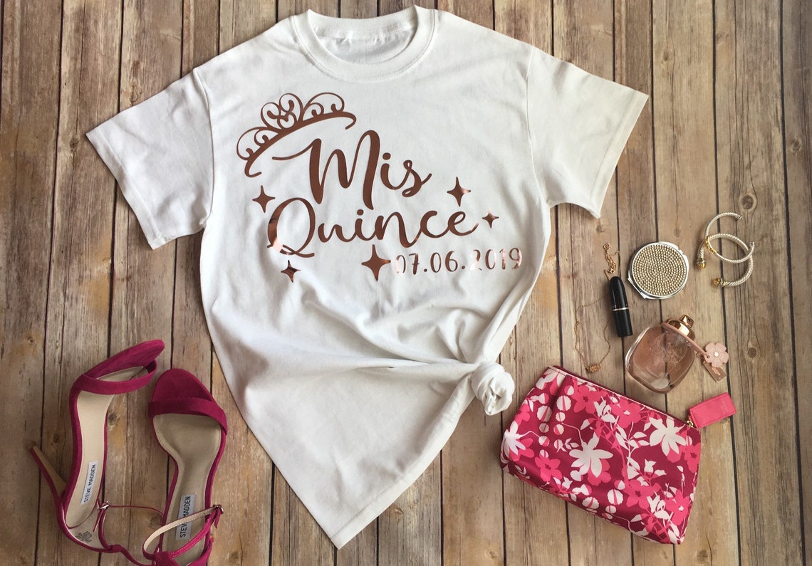 Mis Quince Shirt La Quinceañera TShirt Mis Quince Quince Etsy
