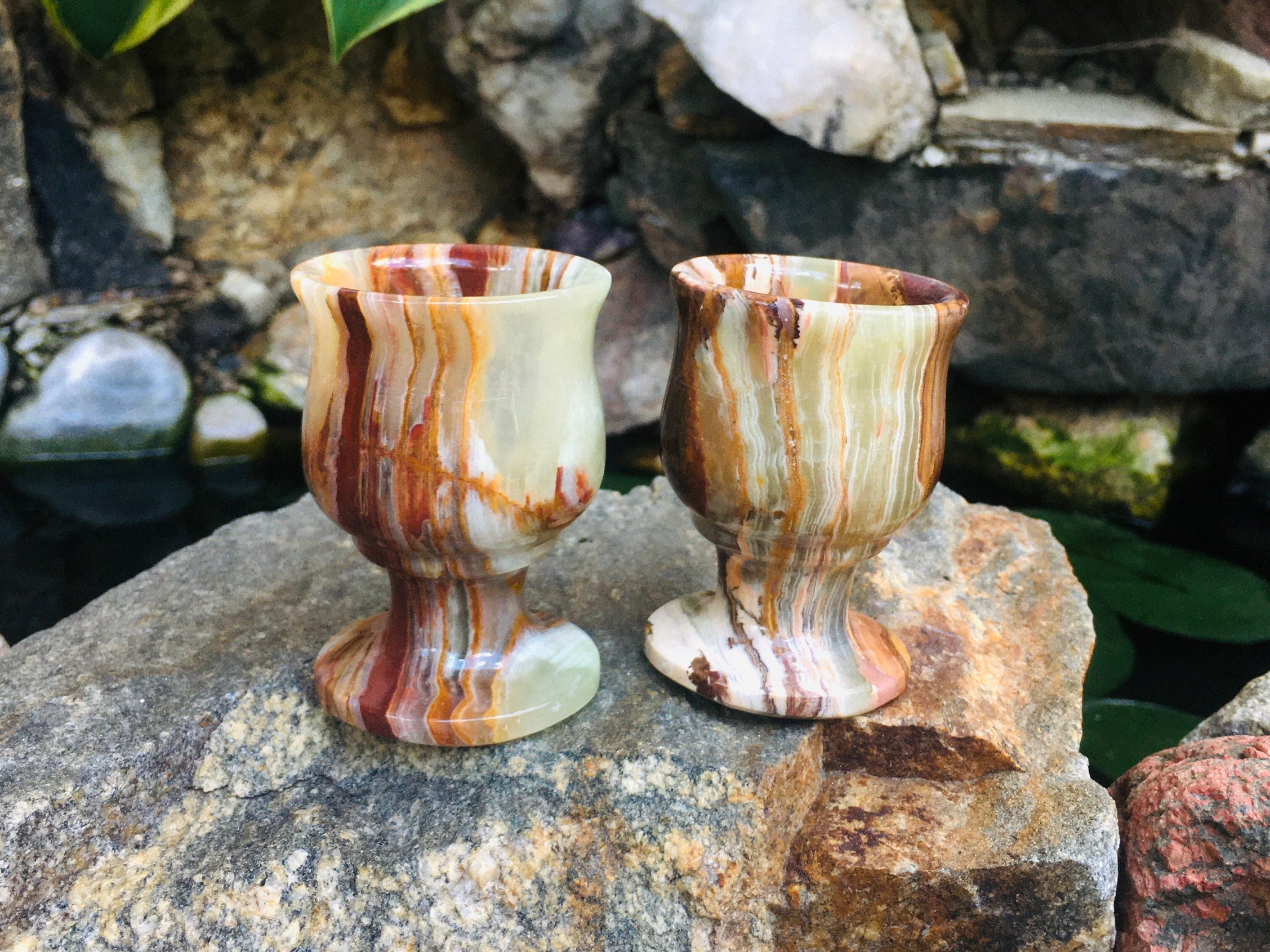Vintage onyx Whisky Shot