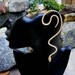 Vintage Snake EarCuff EarWrap - Gold / Bohemian Golden Serpent Ear Cuff Ear Wrap / For Left or Right Ear / Snake Earring / No Piercing 