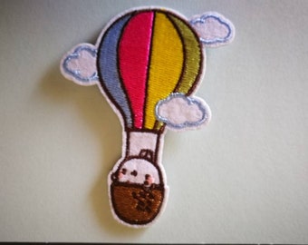 Hot Air balloon for Clothing Iron on Cute Patch Fabric Badge Garment DIY Apparel Accessories