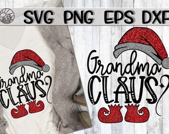 Download Grandma Claus Svg Etsy