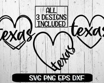 Download Texas Love Svg Etsy