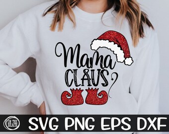 Download Mama Claus Svg Etsy
