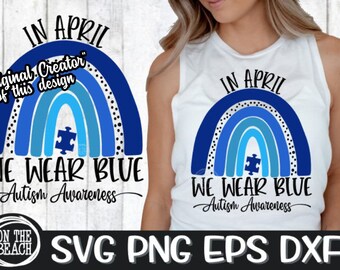 Download Autism Rainbow Svg Etsy