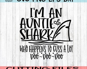 Free Free 346 Auntie Shark Svg SVG PNG EPS DXF File