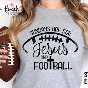 Sundays Are For Jesus And Football Svg Fussball Svg Jesus Svg Fußball Kreuz Fußball Sonntag Svg Schneiden Cricut Png Sublimation Download
