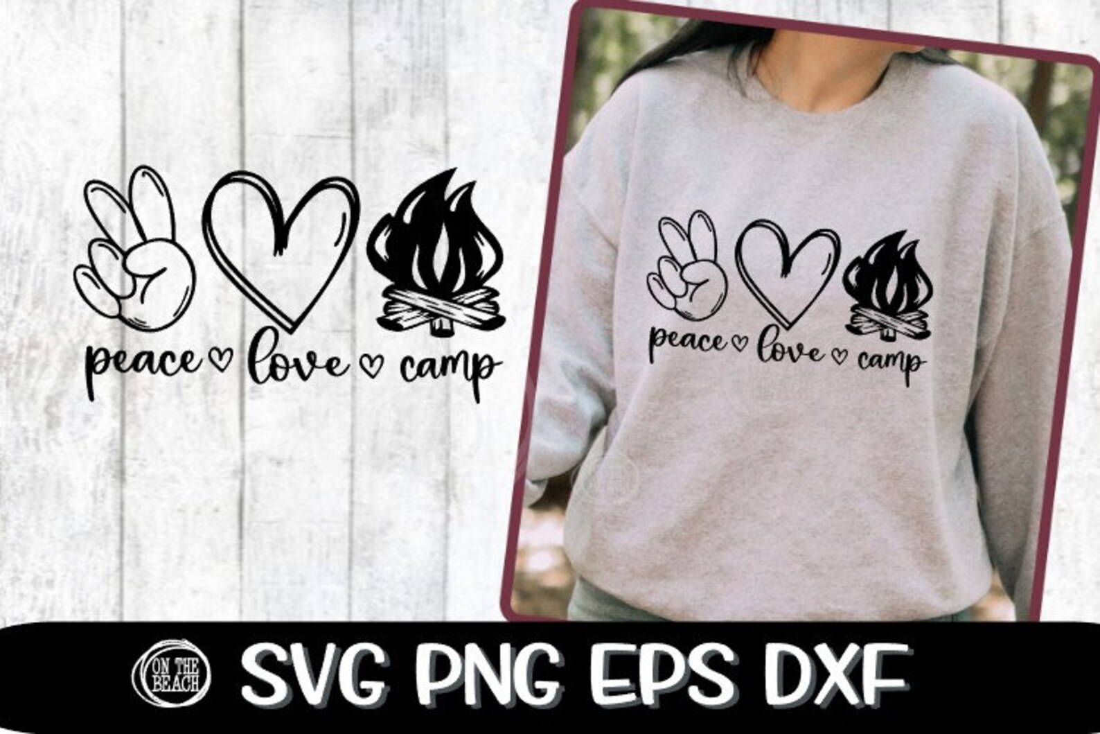 Free Free 61 Peace Love Camping Svg SVG PNG EPS DXF File