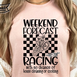 Weekend Forcast SVG, Motocross Svg, Racing Svg, Motocross Racetrack Svg Archivo de corte Corte Cricut Sublimación Png Dirt Bike Cocina Limpieza