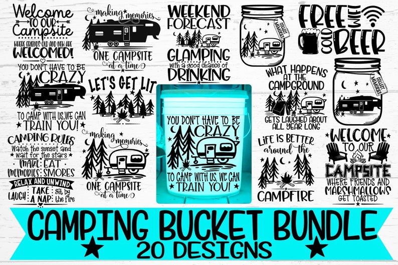Free Free 348 Camping Svg Bundle SVG PNG EPS DXF File
