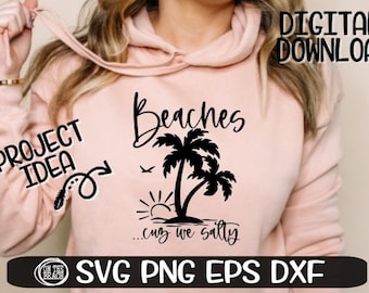 Playas porque somos salados, Playas porque somos salados Svg, Playas, Playas Svg, Playa, Playa Svg, En la playa, En la playa Svg, Cricut, Cameo