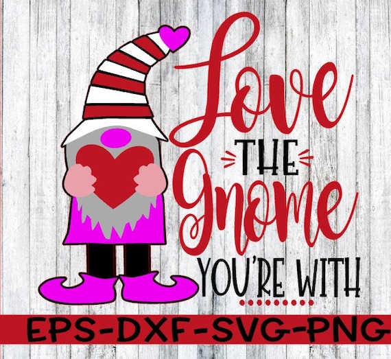 Download Valentine Valentine Svg Valentines Day Love The Gnome Etsy PSD Mockup Templates