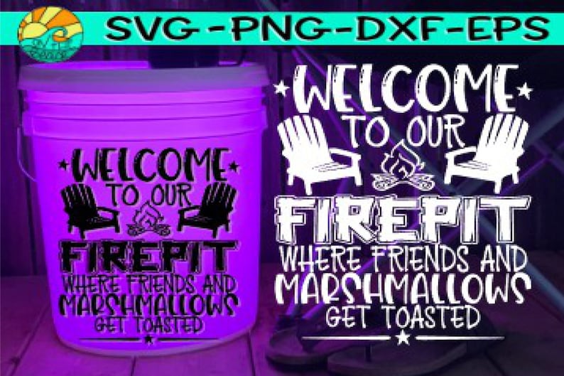 Download Welcome To Our Firepit Firepit Firepit Svg Marshmallows | Etsy