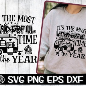 It's The Most Wonderful Time Of The Year, Camping, Camping Design, Camping Svg, Camping Friends Svg, Camping Friends, Love Camping Svg