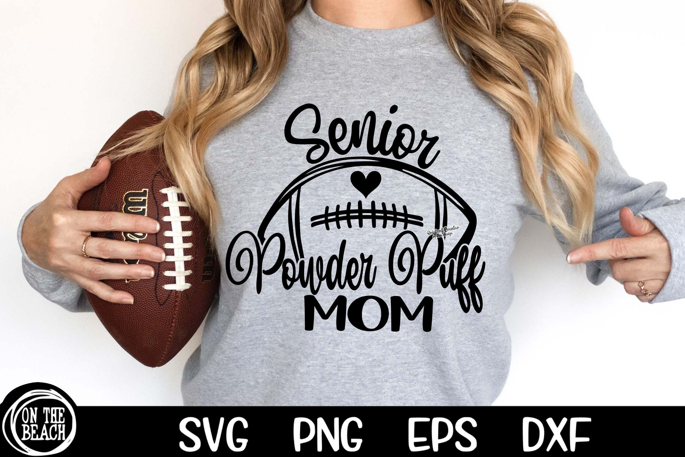 Powder Puff Mom Svg Friday Night Football Mom 2023 Svg Senior Powder Puff  Mom Senior Design Football Cut Files Cricut Sublimation Silhouette - Etsy, image size:2399x1600