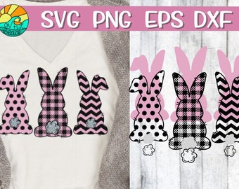 Osterhase, Büffelschal Hase, Doodle Hase, Hase, Drei Hasen Svg, Häschenschwanz, Kinder Ostern Design, Süße Oster svg, Ostersvg