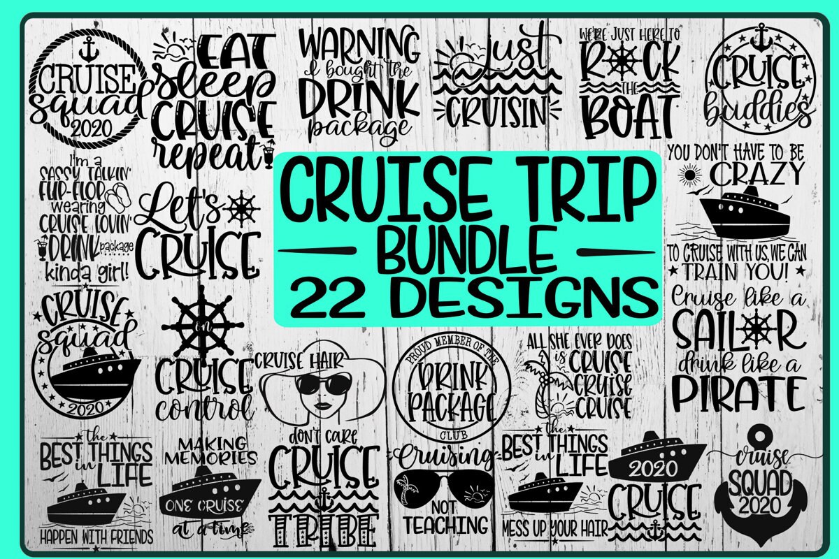 Cruise Svg Bundle UPDATED YEARS Cruise Ship Cruise Shirt PNG - Etsy