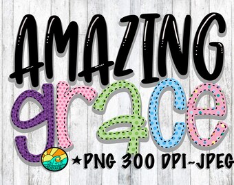 Amazing Grace Clipart - Etsy