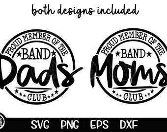 Band Mom Proud Dad Band Mom Club Band Svg Mom Svg Friday Night Friday Night Svg Marching Band Marching Band Svg Sublimation Music Svg