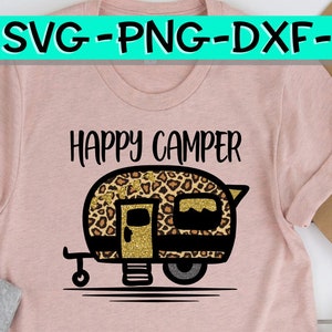 Happy Camper, Happy Camper Svg, Happy Svg, Camp, Camp Svg, Cut file, Cutting Design, Camping Svg, Camping Friends Svg, Camping Friends