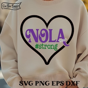 NOLA Fuerte SVG PNG Nueva Orleans