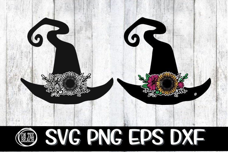 Witch Hat, Witch Hat Svg, Witch Floral, Witch Floral Svg, Flowers, Flowers Svg, Witch, Witch Svg, Flip Switch, Flip Switch Svg, Halloween