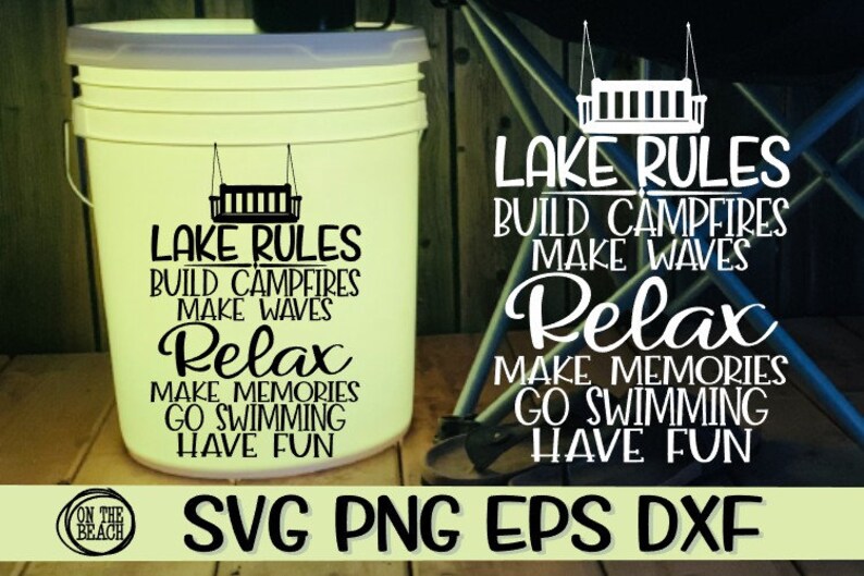 LAKE BUNDLE 18 Designs Love Lake Love Lake Svg Lake Rules ...